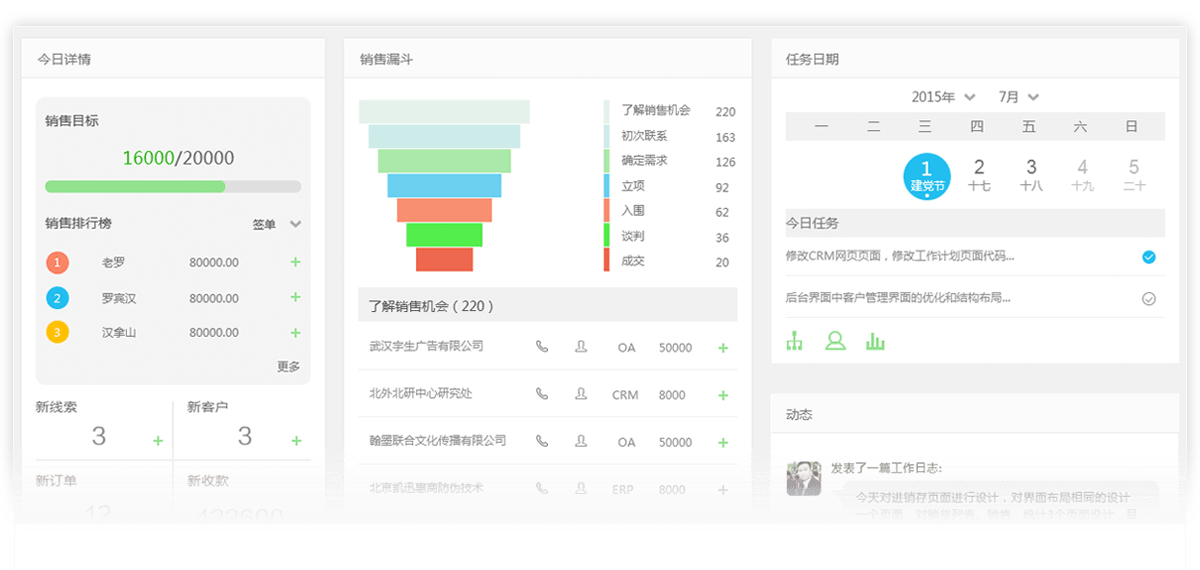 CRM客户管理系统